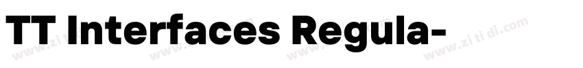 TT Interfaces Regula字体转换 TT Interfaces Regula字体转换
